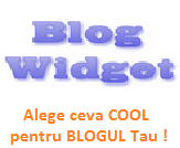 BlogWidget.ro - ALEGE CEVA COOL PENTRU BLOGUL TĂU !